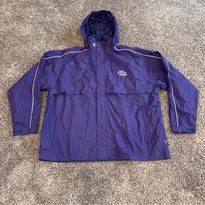 Breeders Cup Horse Racing Purple Jacket BAW Athletic Wear Men’s XXL 2XL Hooded